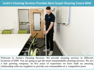 Justins Cleaning Services Provides Best Carpet Cleaning Cowra NSW
