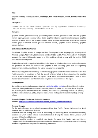 Global Graphite Market Analysis.docx
