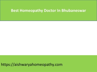 Best Homeopathy Doctor In Bhubaneswar