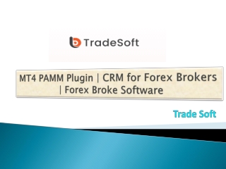 MT4 PAMM Plugin | CRM for Forex Brokers | Forex Broke Software