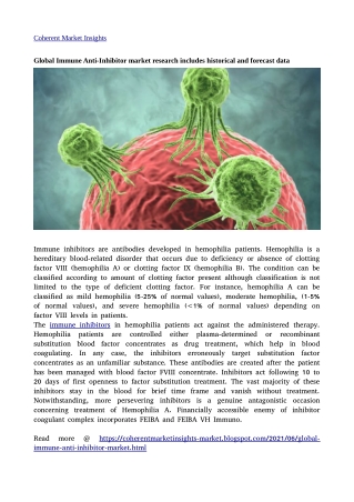 Immune Anti-Inhibitor market17j