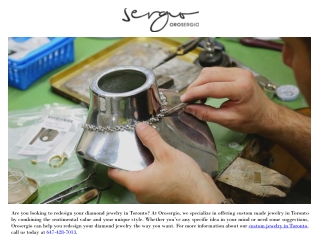 Custom Jewelry Toronto