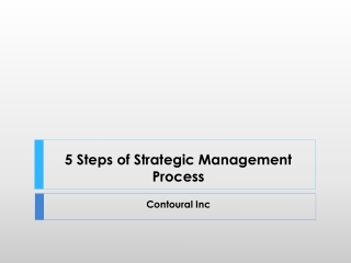 5 Steps of Strategic Management Process
