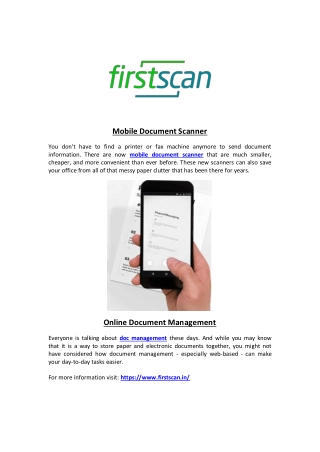 Mobile Document Scanner