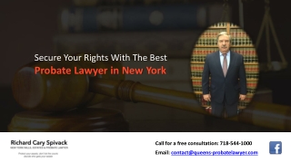 Secure Your Rights With The Best Probate Lawyer in New York