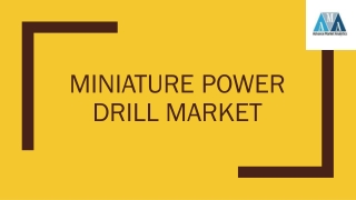 Miniature Power Drill Market