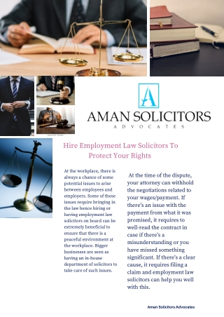 PPT - Hire The Best Employment Law Solicitors In The UK PowerPoint ...