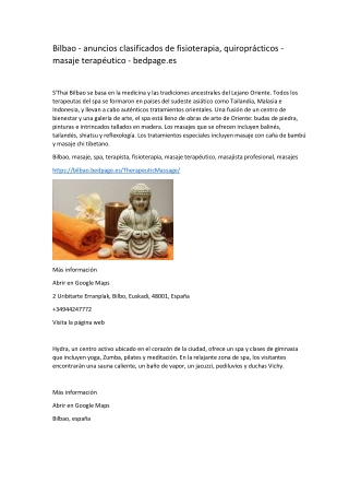 Bilbao - anuncios clasificados de fisioterapia, quiroprácticos - masaje terapéutico - bedpage.es-converted