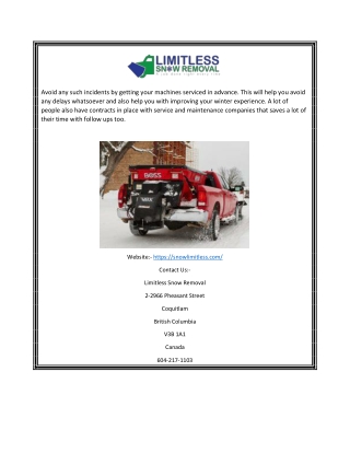 Best Snow Removal Companies in Vancouver, BC