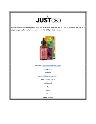 Where to Buy CBD Oil Online