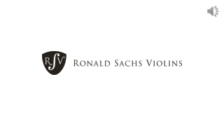 String Instruments For Rent (Violins, Violas, Cellos, Bass) - Ronald Sachs Violins
