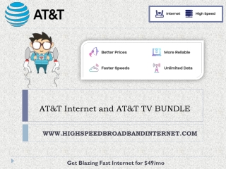 AT-T Internet and ATT-TV BUNDLE - High Speed Broadband Internet