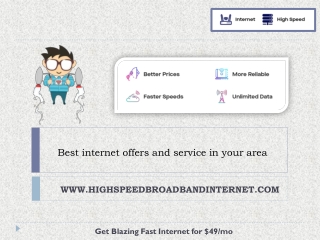 Best internet offers and service in your area - High Speed Broadband Internet