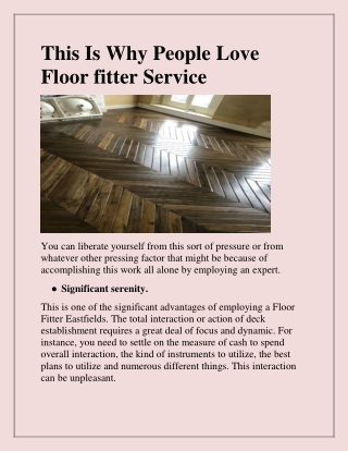 Get The Best Laminate Flooring in Eastfields