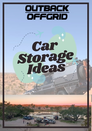 Car Storage Ideas Camping | Car Storage Bag | Outback Offgrid