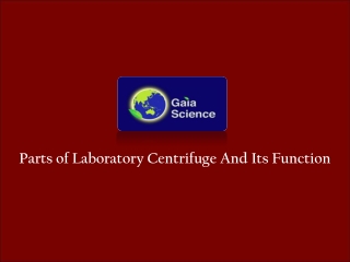 Laboratory Centrifuge Machine