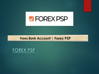 Forex Bank Account