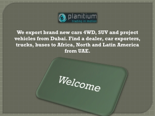 New Cars Import Export In Dubai – Are Vehicles Cheaper In UAE?