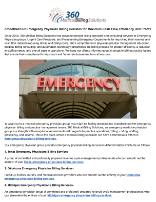 PDF-Emergency Physician Billing Services- 360 Medical Billing Solutions