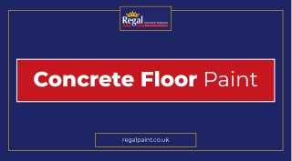 Buy The Best Quality Concrete Floor Paint