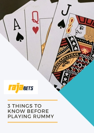 3 things to know before playing rummy