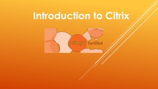 Introduction to Citrix