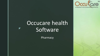 Pharmacy management software