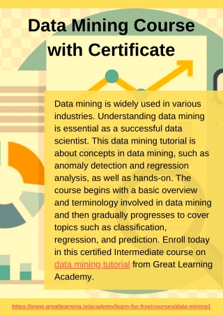 Data Mining Course with Certificate