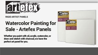 Watercolor Painting for Sale - Artefex Panels