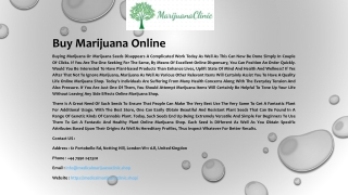 Buy Marijuana Online