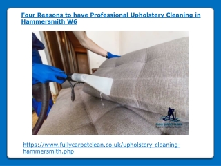 Four Reasons to have Professional Upholstery Cleaning