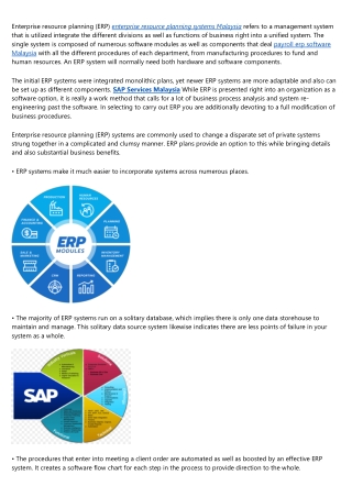 The Business Guide to ERP Systems