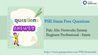 Palo Alto Networks PSE Strata Professional Exam Questions