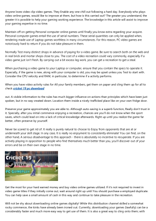 5 Lessons About cricket 19 pc download You Can Learn From Superheroes
