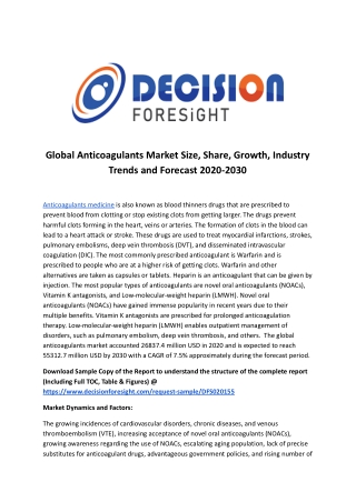 Global Anticoagulants Market.docx