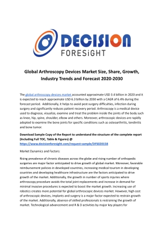 Global Arthroscopy Devices Market.docx
