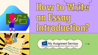 How to Write an Essay Introduction