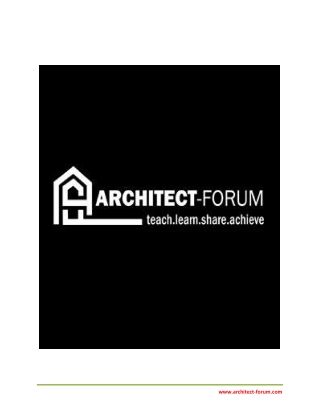 Why the Working Professionals Should Take Architect Continuing Education Courses