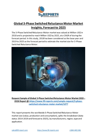 Global 3-Phase Switched Reluctance Motor Market Insights, Forecast to 2025