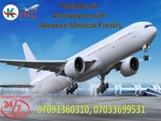 Hire Quick and Superb Air Ambulance Service Varanasi by King