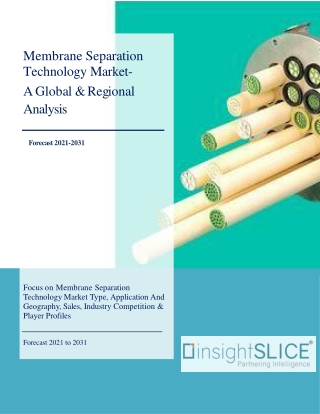 Membrane Separation Technology Market Share, Trends, Analysis and Forecast 2031