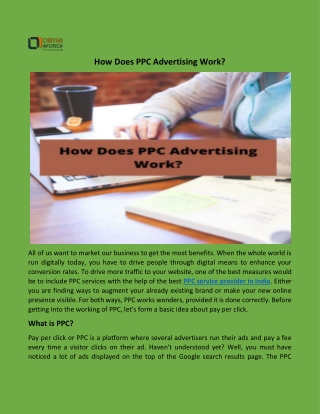 How Does PPC Advertising Work