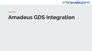 Amadeus GDS Integration