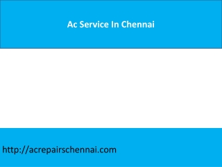 ac service in chennai