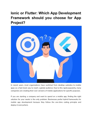 Ionic or Flutter_ Which App Development Framework should you choose for App Project_