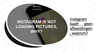 Instagram laadt geen afbeeldingen, waarom