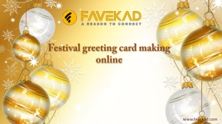 Festival greeting card making online