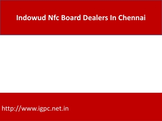 Indowud Nfc Board Dealers In Chennai