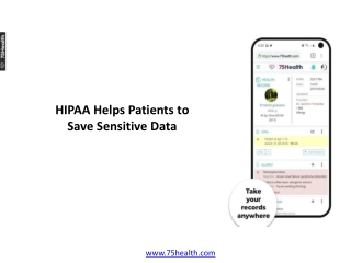 HIPAA Helps Patients to Save Sensitive Data in Personal Health Records Software