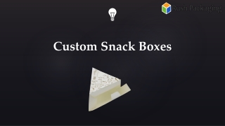 Custom Snack Boxes